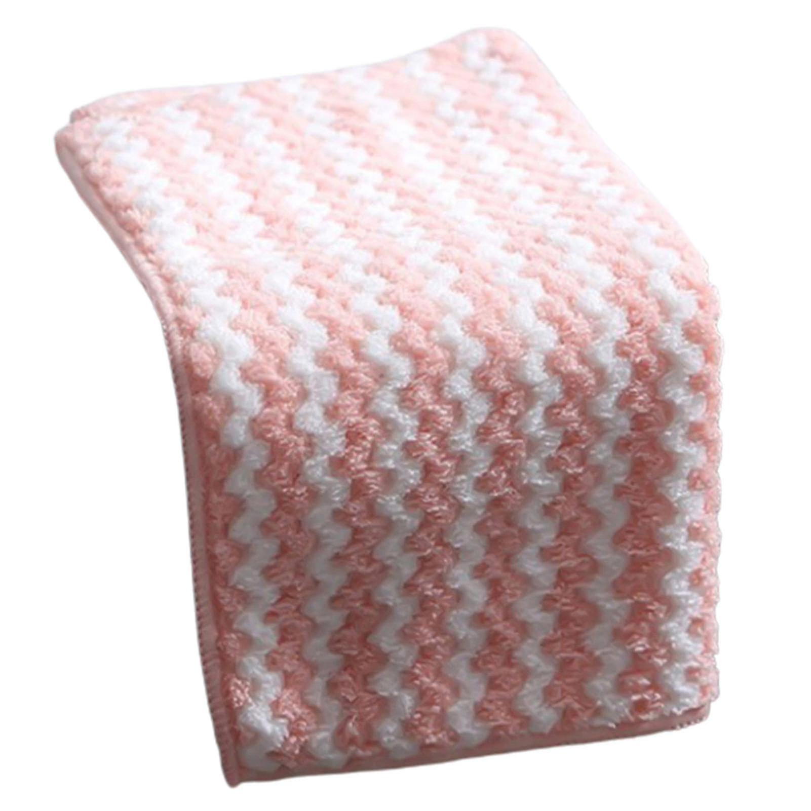 5 pcs microfibre nettoyage chiffon super absorbant corail polaire chiffon récurage serviette cy