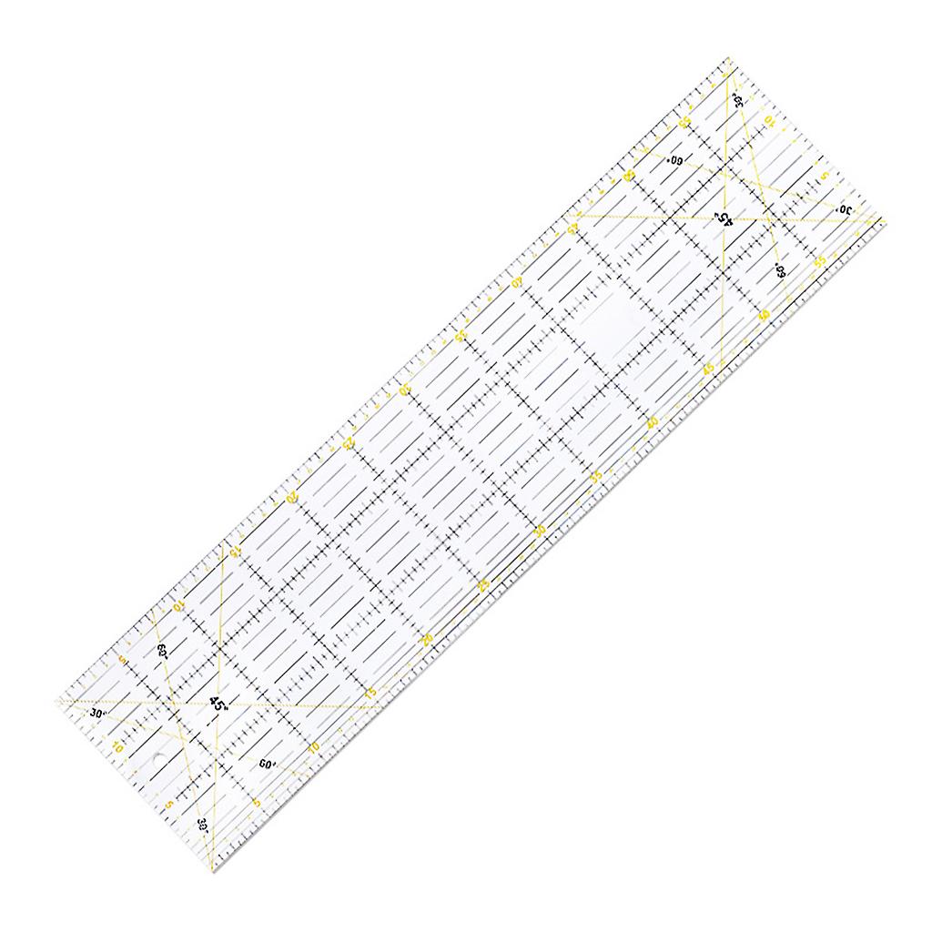 Tailor Sewing Tools Quilting Patchwork Scrapbook Circle Fan Foot Seam Ruler DIY