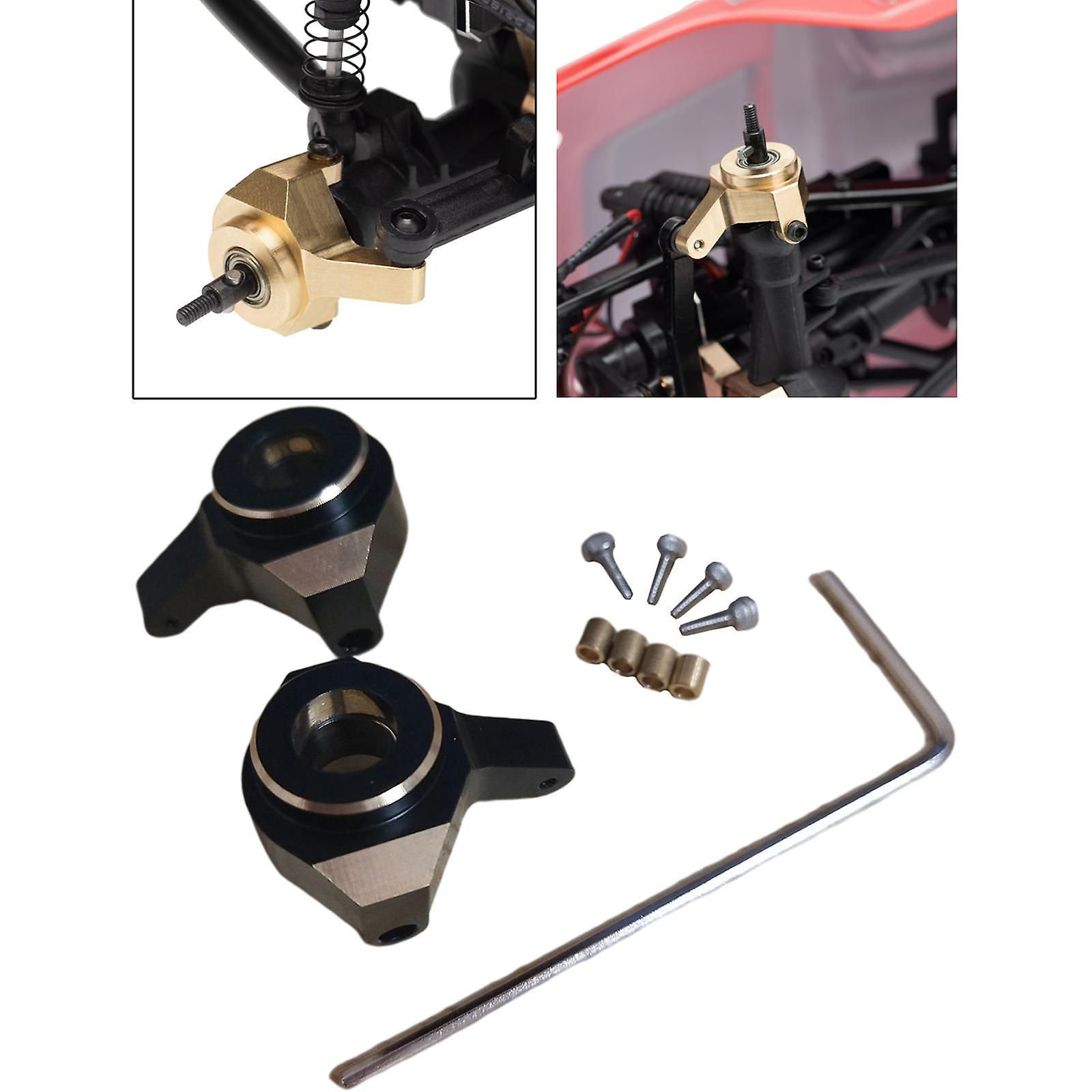 Copper Steering Knuckle Cups Set Upgrade Parts Fit for Axial SCX24 90081