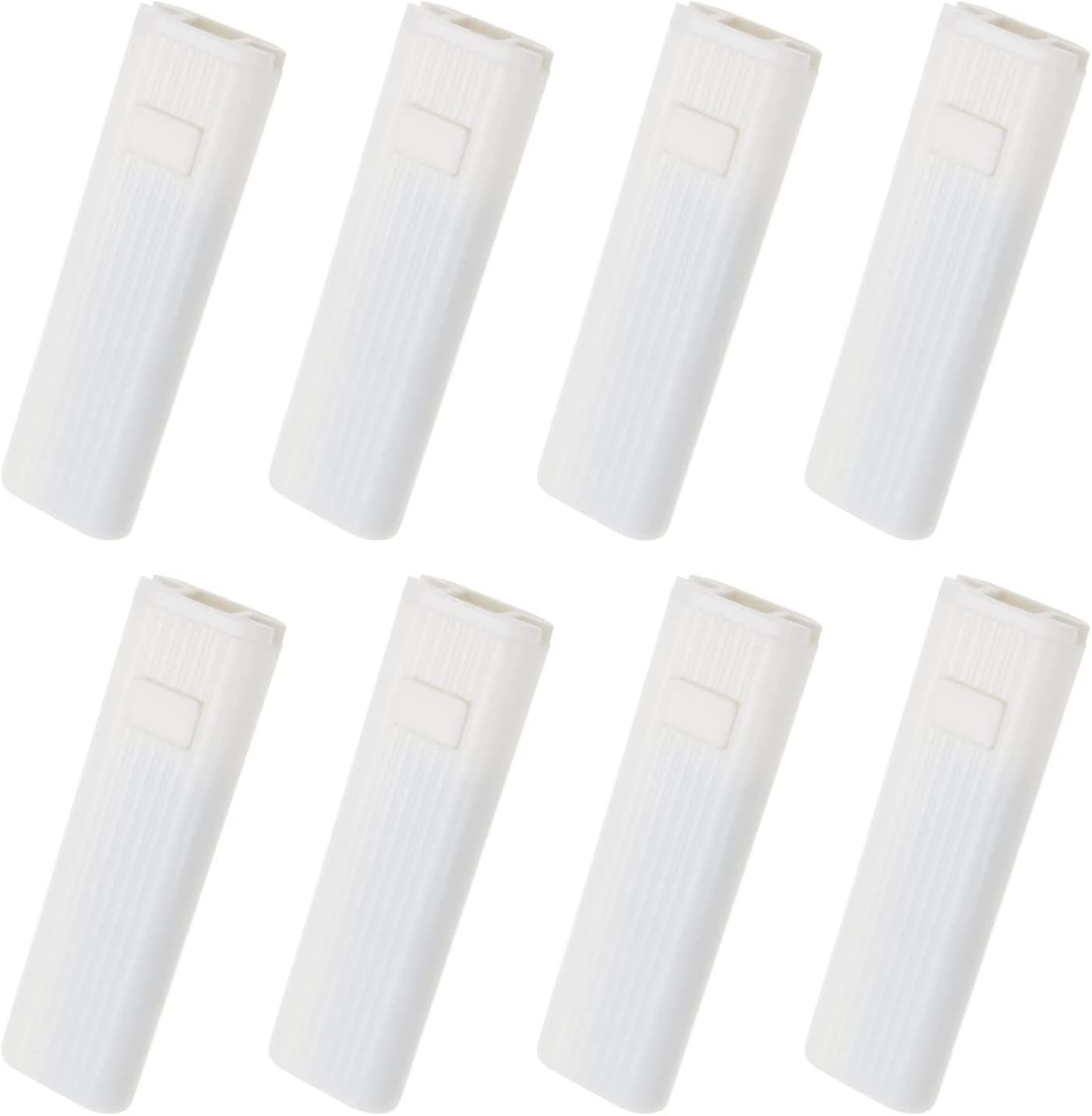 8 Pack Replacement Cords for Vertical Blinds White Plastic Safety Handle Clamp Device Blind Accessories 100 x 30mm