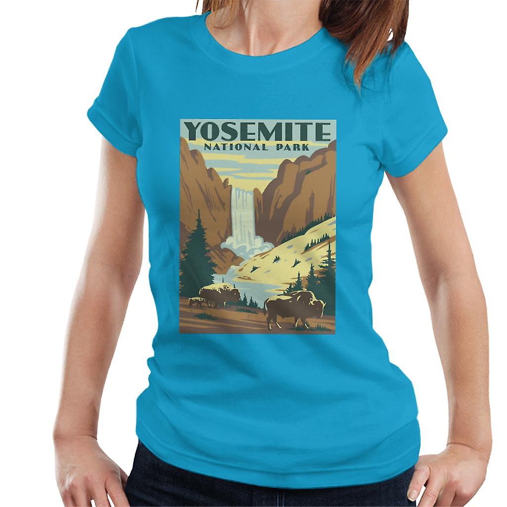 US National Parks Yosemite Waterfall Women's T-Shirt