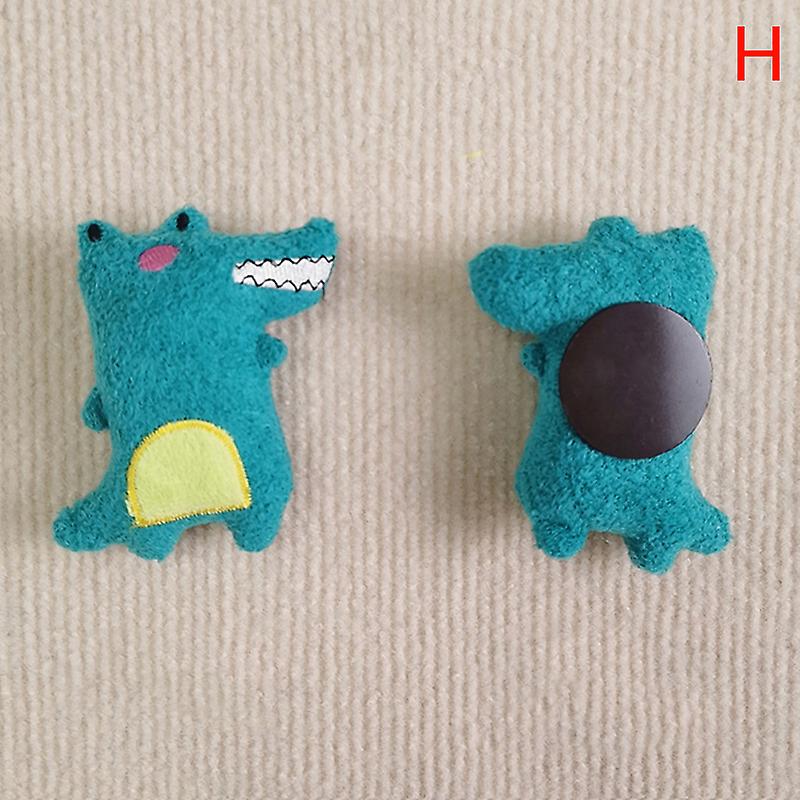 3d Creative Cartoon Plush Cute Mini Fridge Magnets Home Decor Refrigerator Paste