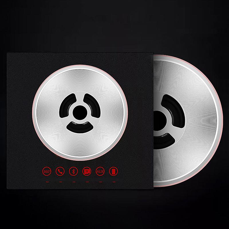 Bluetooth Speaker Mini Portable Speaker Support USB TF Card Mode Loudspeaker Stereo Sound Subwoofer Aluminium Alloy Wire