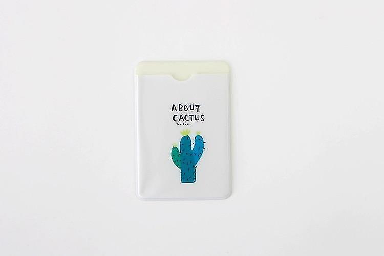 A Fresh Fruit Cactus Animals Double layer Card Note Holder Bus Business Credit