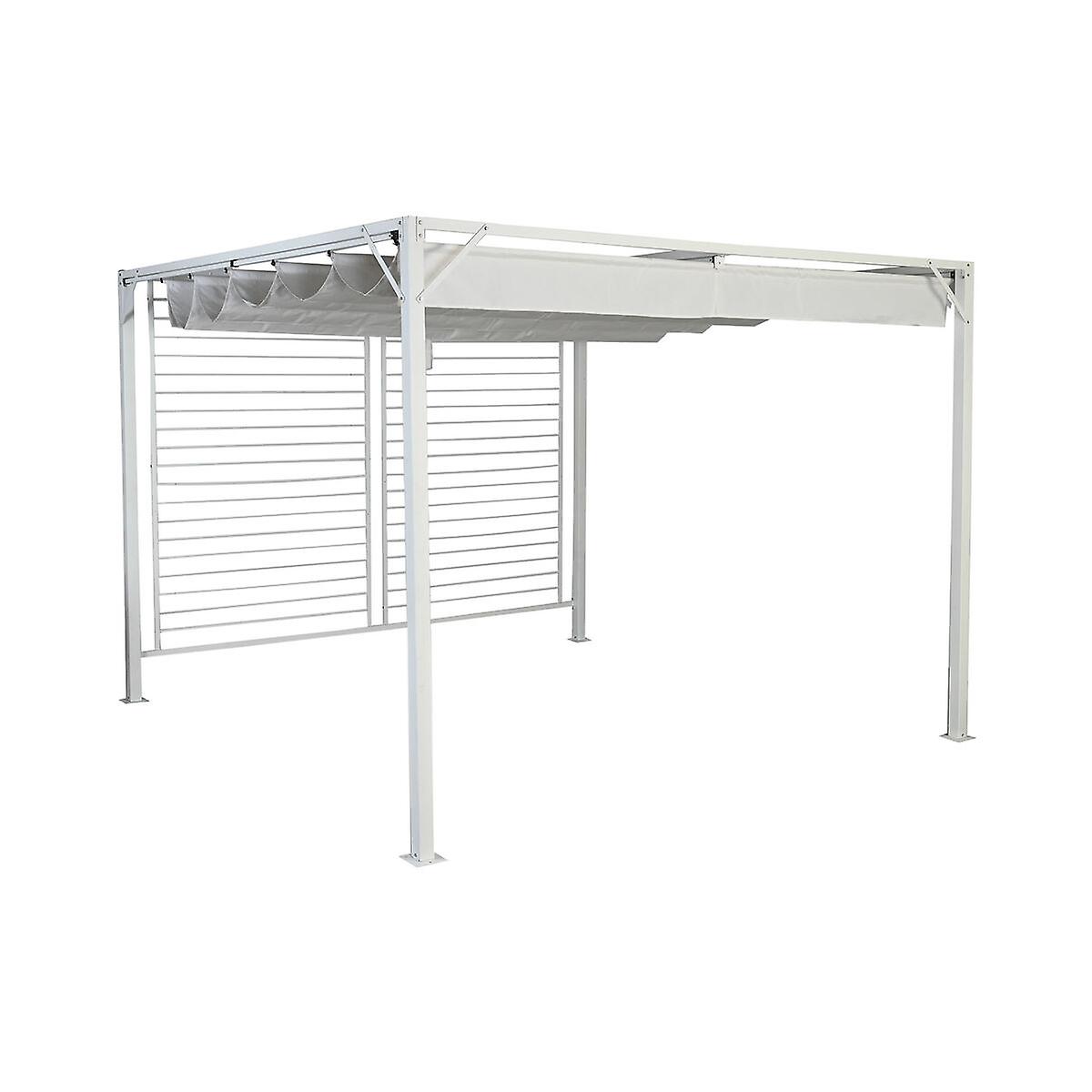 Pergola DKD Home Decor White 296 x 296 x 225 cm Steel