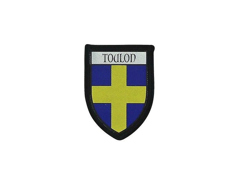 Ultrasound Brode Thermocollant Prints Blason City Department Toulon Patch