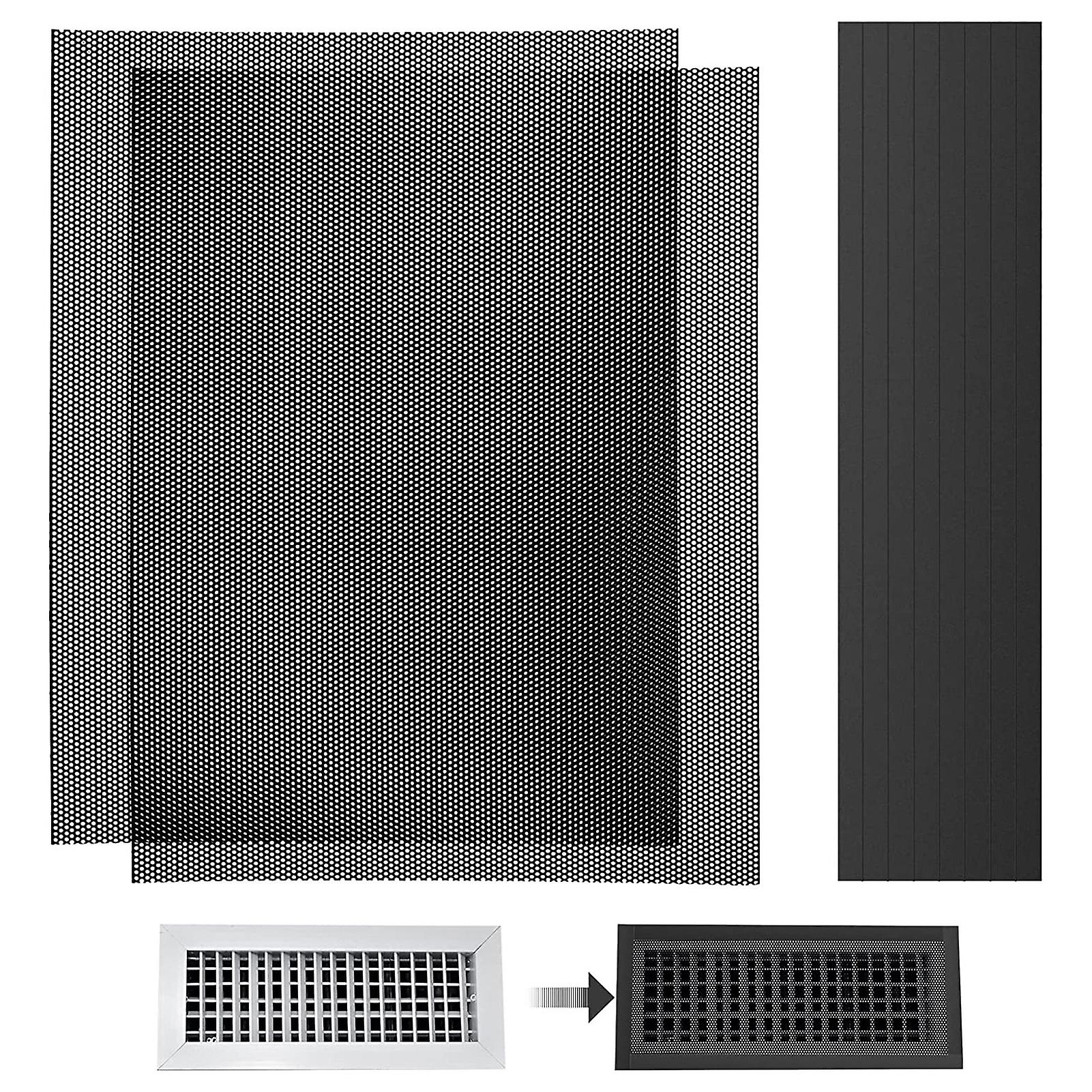 2 Pcs Rectangle Floor Vent Covers Magnetic Strip Floor Vent Mesh For Birthday Christmas Gifts