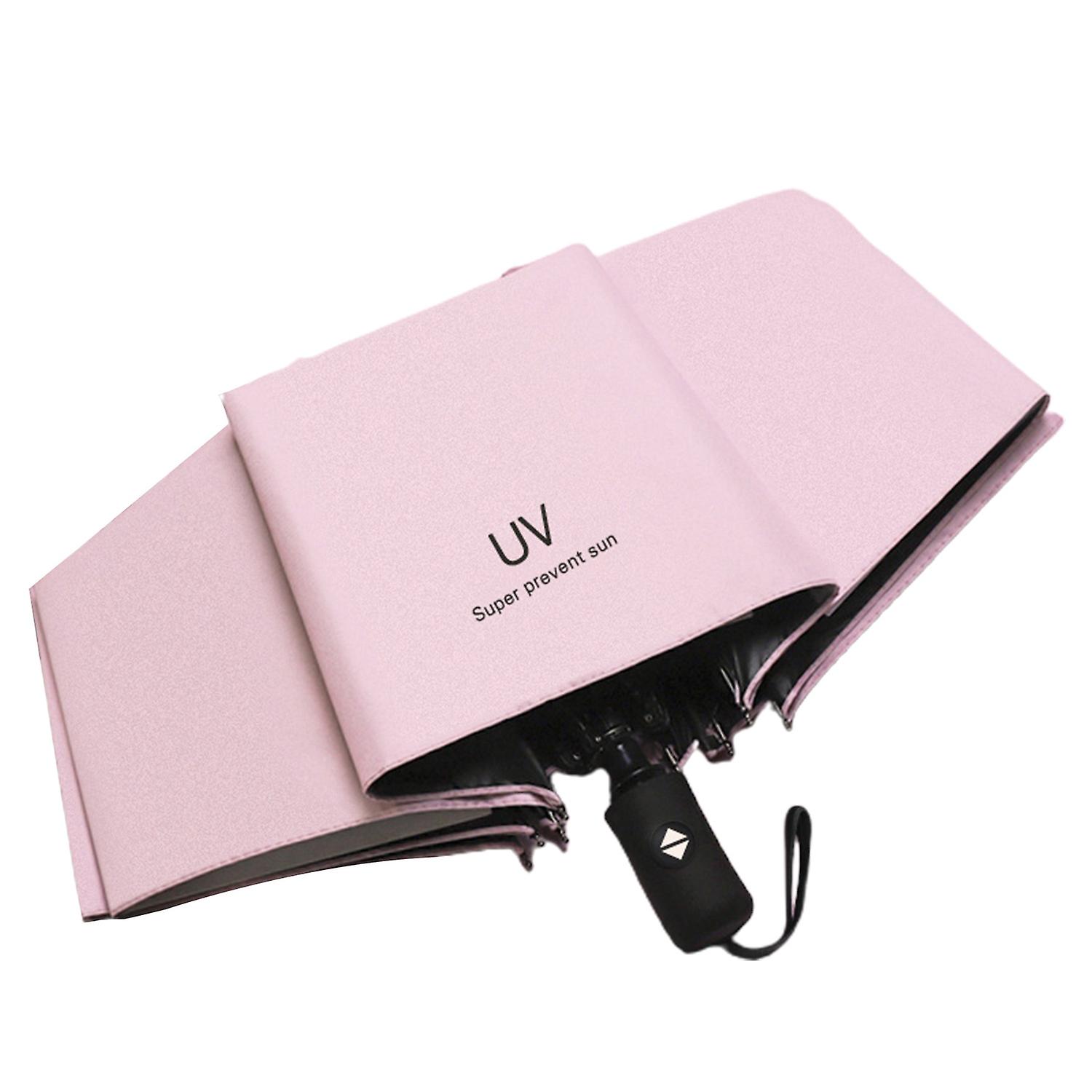 Folding Umbrella UV Protection Sun Resistant Windproof Rainproof 8 Ribs Portable Lightweight Automat