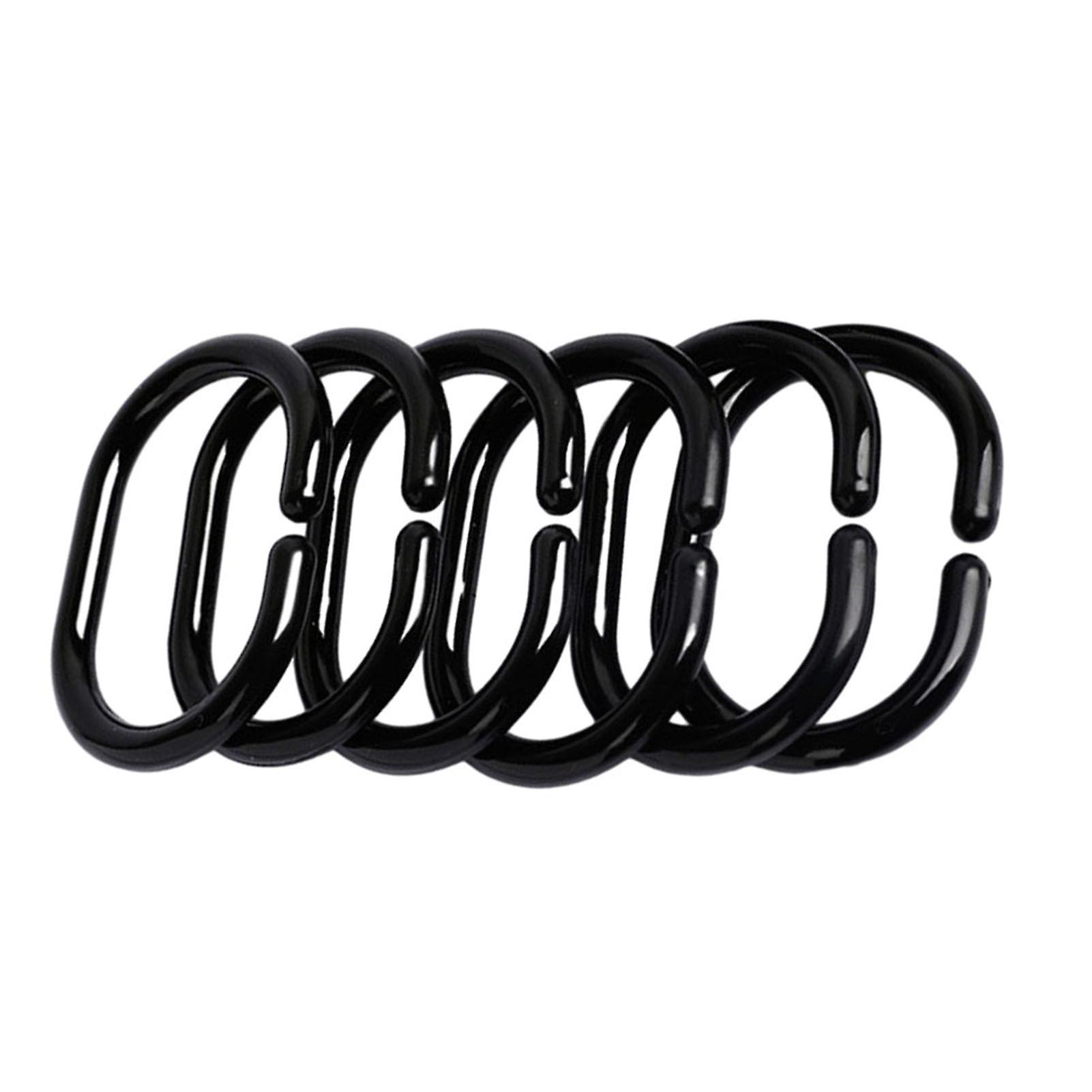 Practical C-shape Curtain Hook Portable Easy Install Hanging Hook for Toilet