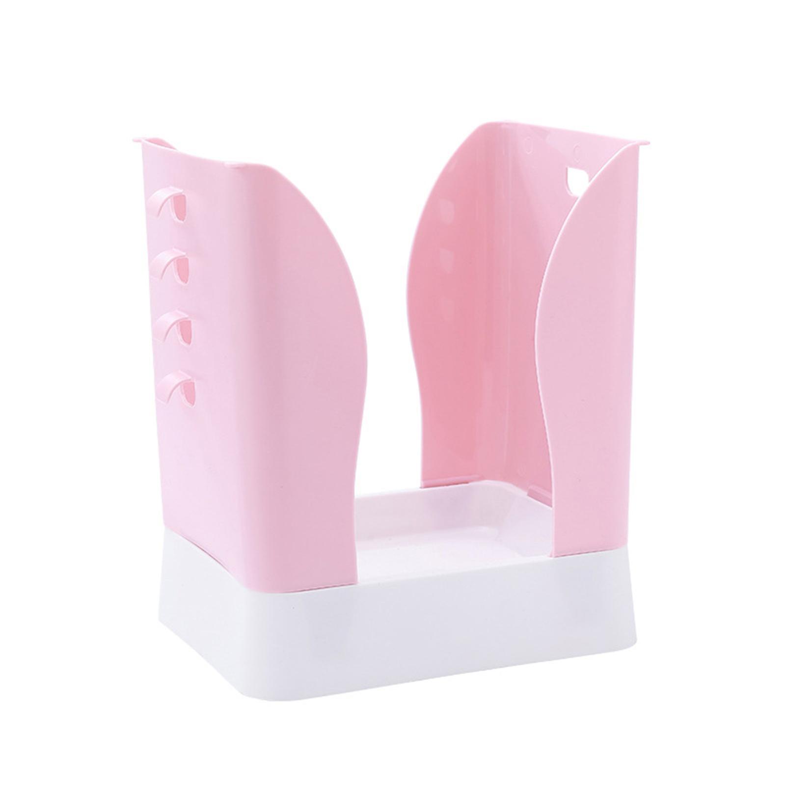 Plastic Garbage Can Expandable Trash Bag Holder Large Capacity for Kitchen Bathroom