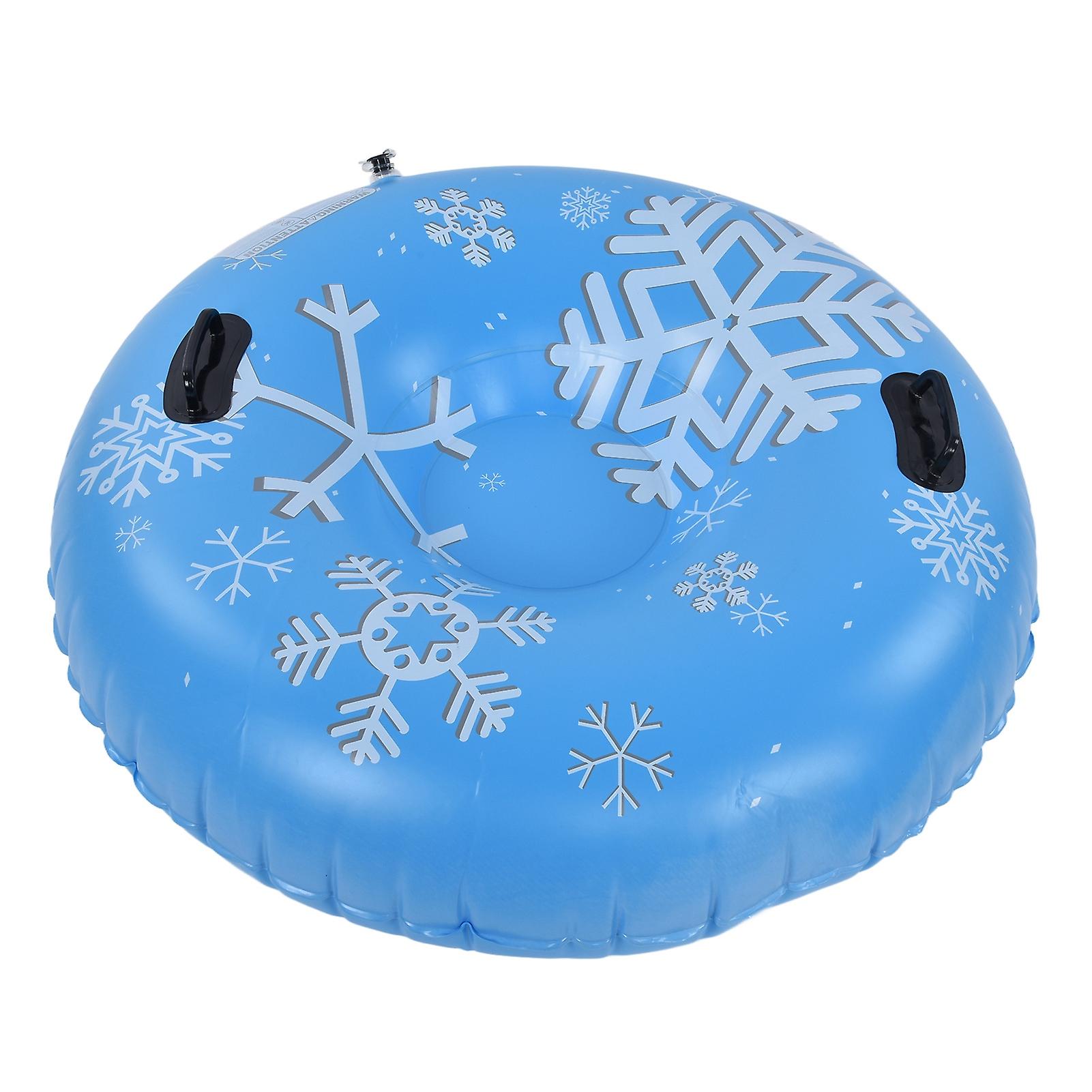 Snow Tubes PVC 450lbs Load PVC Snow Tubess Tube with Handle for Adults Family Outdoor Sports
