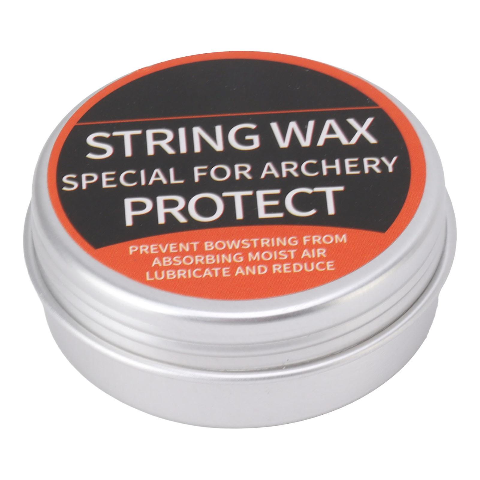 Bow String Wax Archery Bow String Protective Wax for Outdoor Reducing Friction Preventing Fraying Orange 