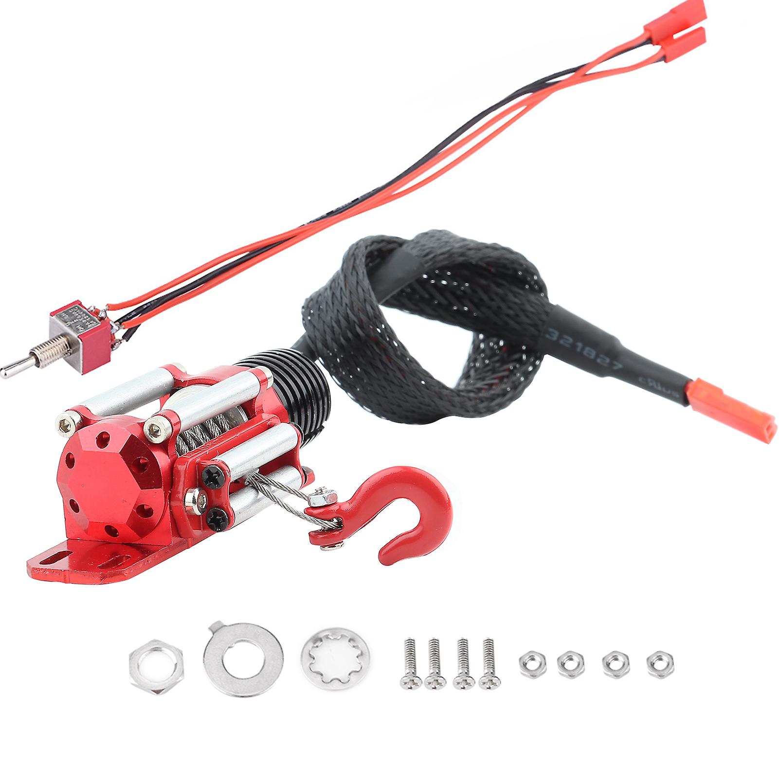 1:10 RC Crawler Klettern Autos Elektrische Metall Winde für SCX10 D90 D110 TF2 TRX4 KM2