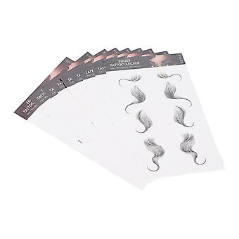 Hair Tattoo Sticker Hair Salon DIY Hairstyling Hair Stickers Fake Hairline Sticker 9pcs/Set