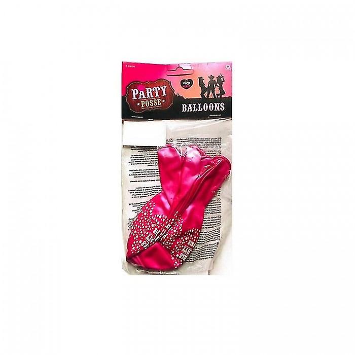 Amscan Party Posse Latex Balloon (Pack of 6)