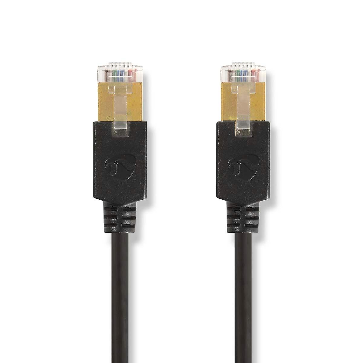 CAT6ネットワークケーブル |RJ45 オス |RJ45 オス |F/UTPの |3.00メートル|ラウンド |LSZH/PVC |無煙炭 |カートン