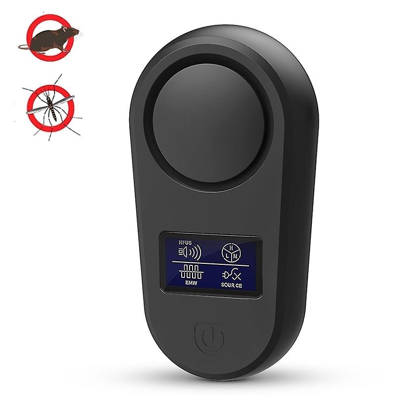 High Power Display Ultrasonic Mouse Repellent US Plug
