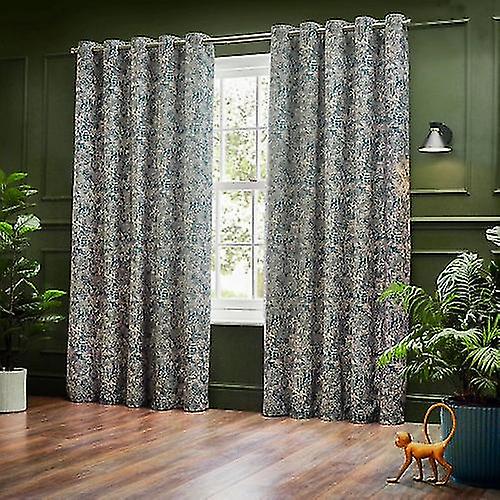 Wylder Chenille Bengal Tiger Eyelet Curtains