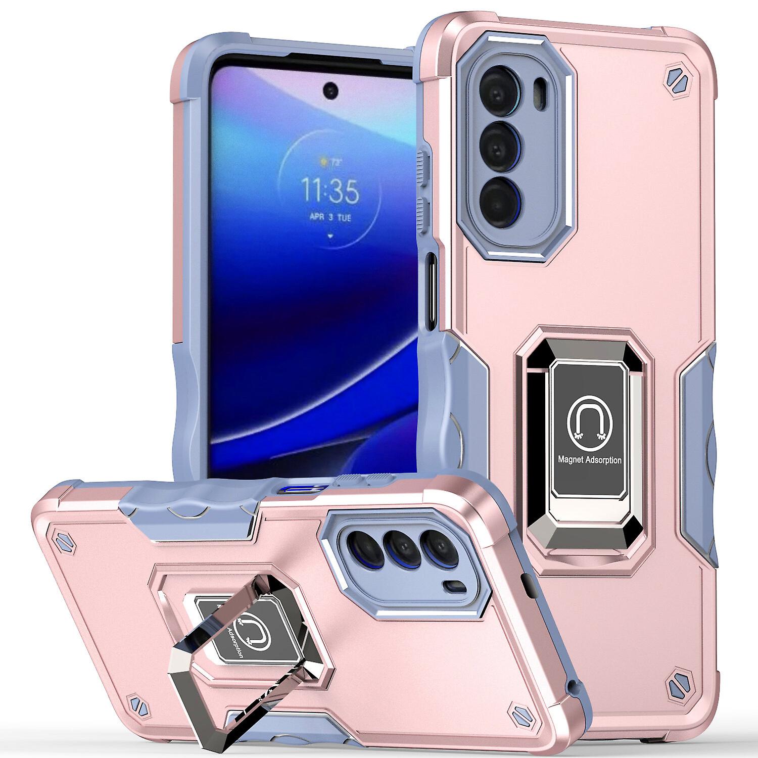 Case for Moto G52 Shockproof Magnetic With Ring Holder
