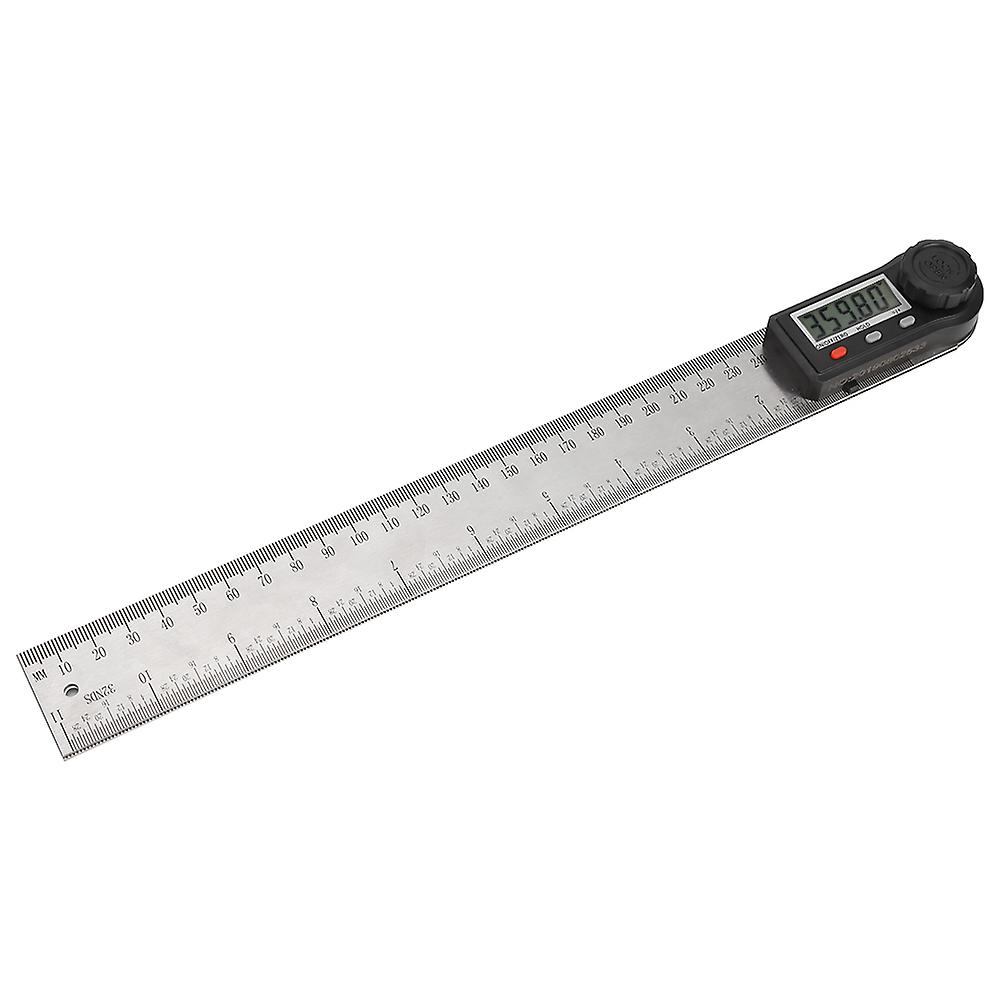 2 in 1 Electronic Angle Meter Digital Display 0-360° Multi-function Ruler for Woodworking (300mm)