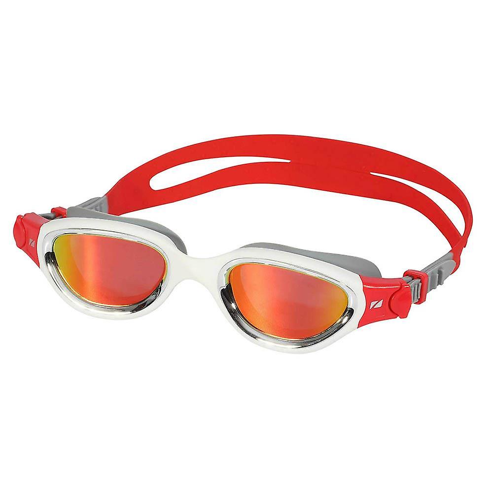 Zone3 Venator-X Swim Goggles - Silver / Red Unisex Adult
