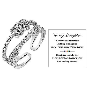 Anello in argento sterling 925 con pietre preziose di alessandrite