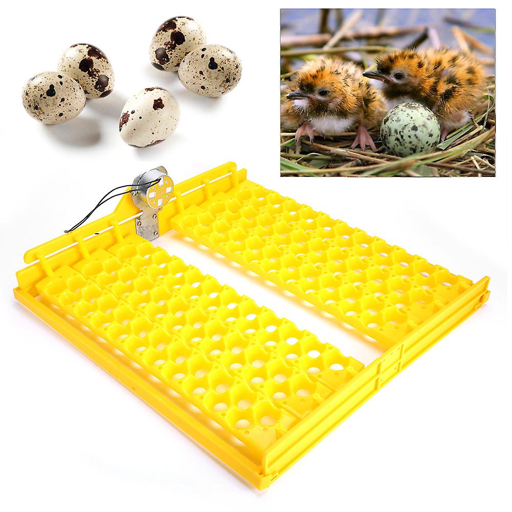 132pcs Eggs Automatic Egg Turner Turning Tray for Automatic Egg Incubator Tray Incubation Accessory110V
