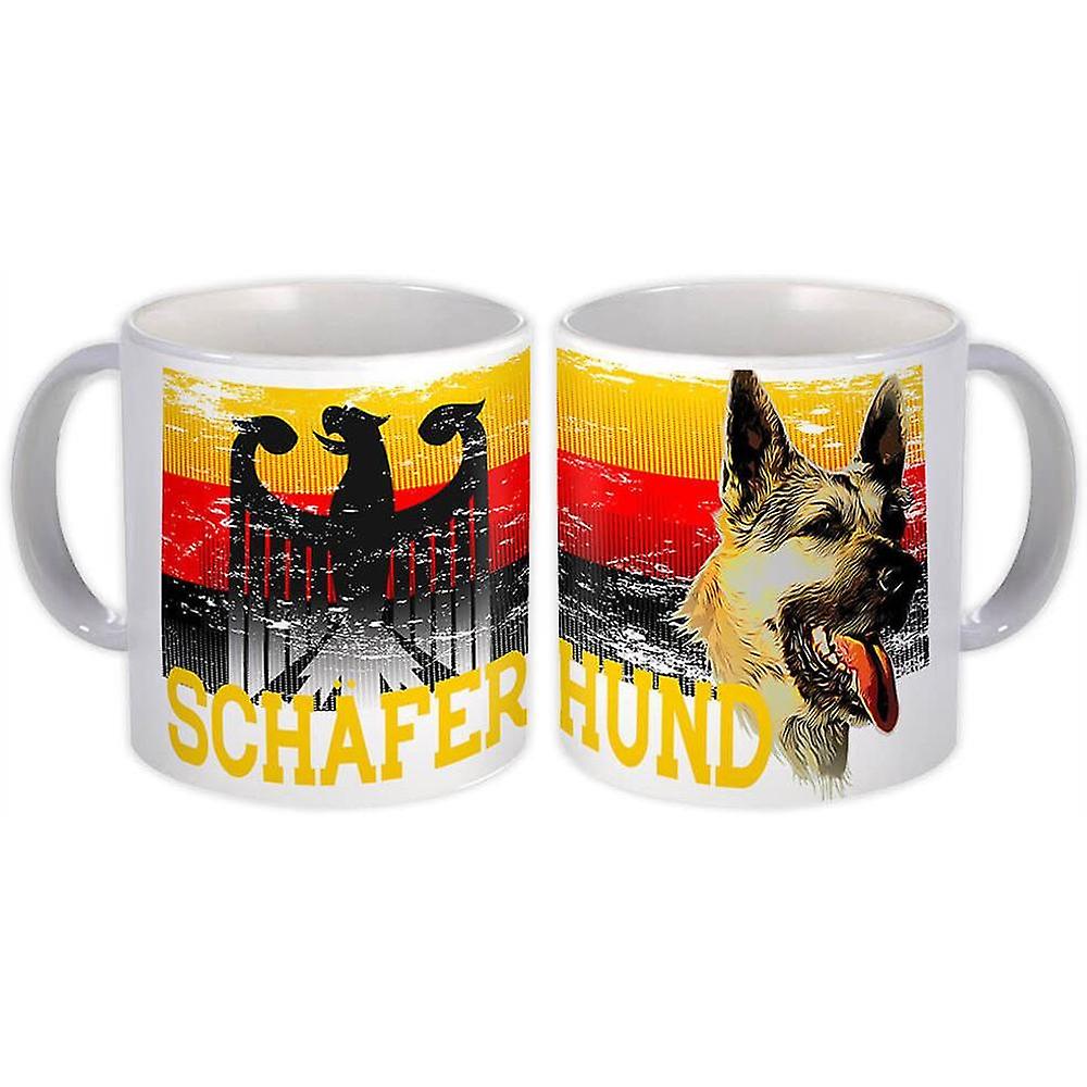 Gift Mug: Schaferhund German Flag Crest