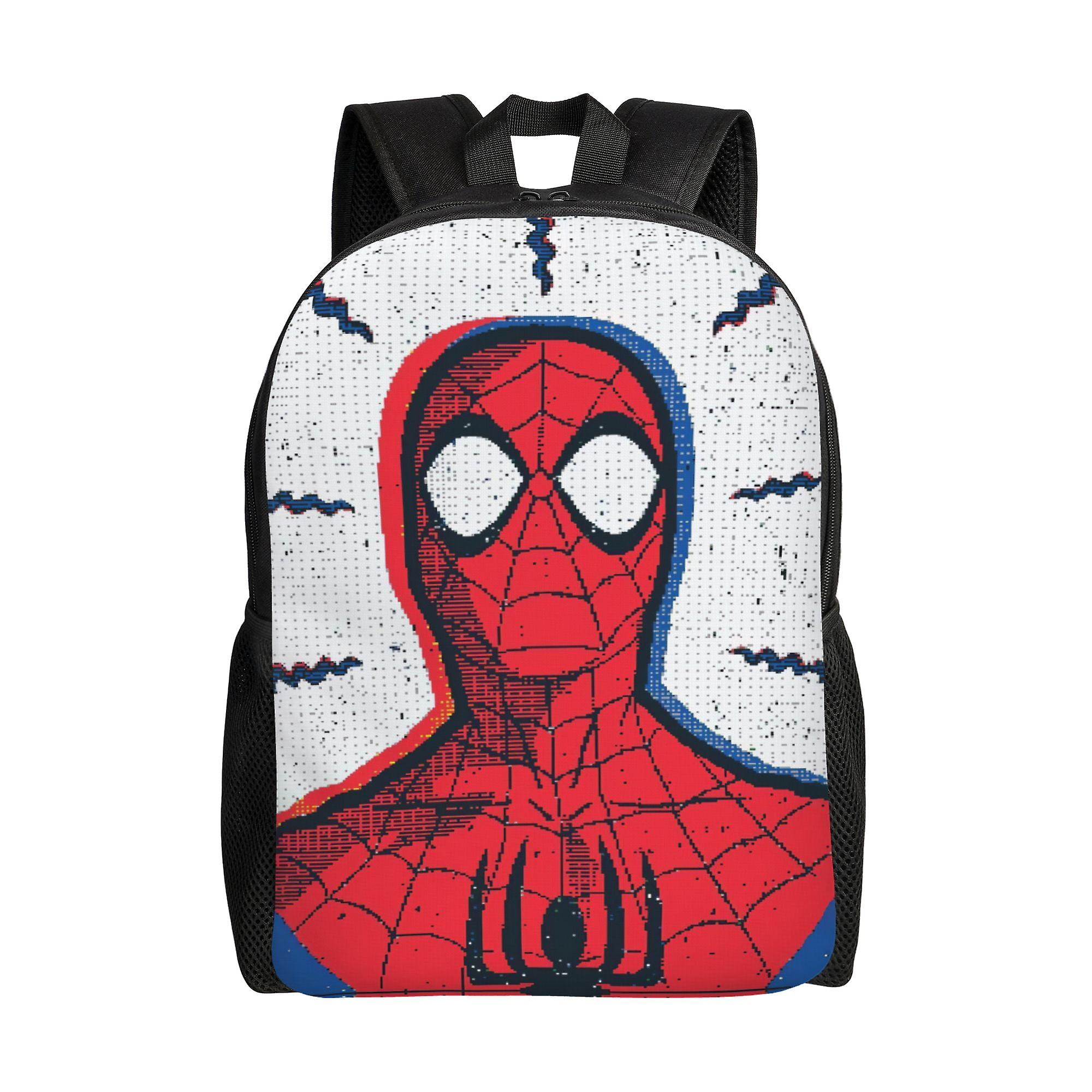 Spider Man Backpack, Adult Kids Simple Lightweight Casual Backpack for Children Student, Travel Backpack Laptop Backpack for College Work Camping