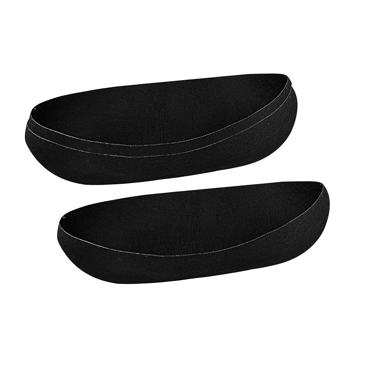 3PCS Felt Trough Planter Liners 30 Inch Fabric Window Box Liners Replacement Black Non-Woven Hangin