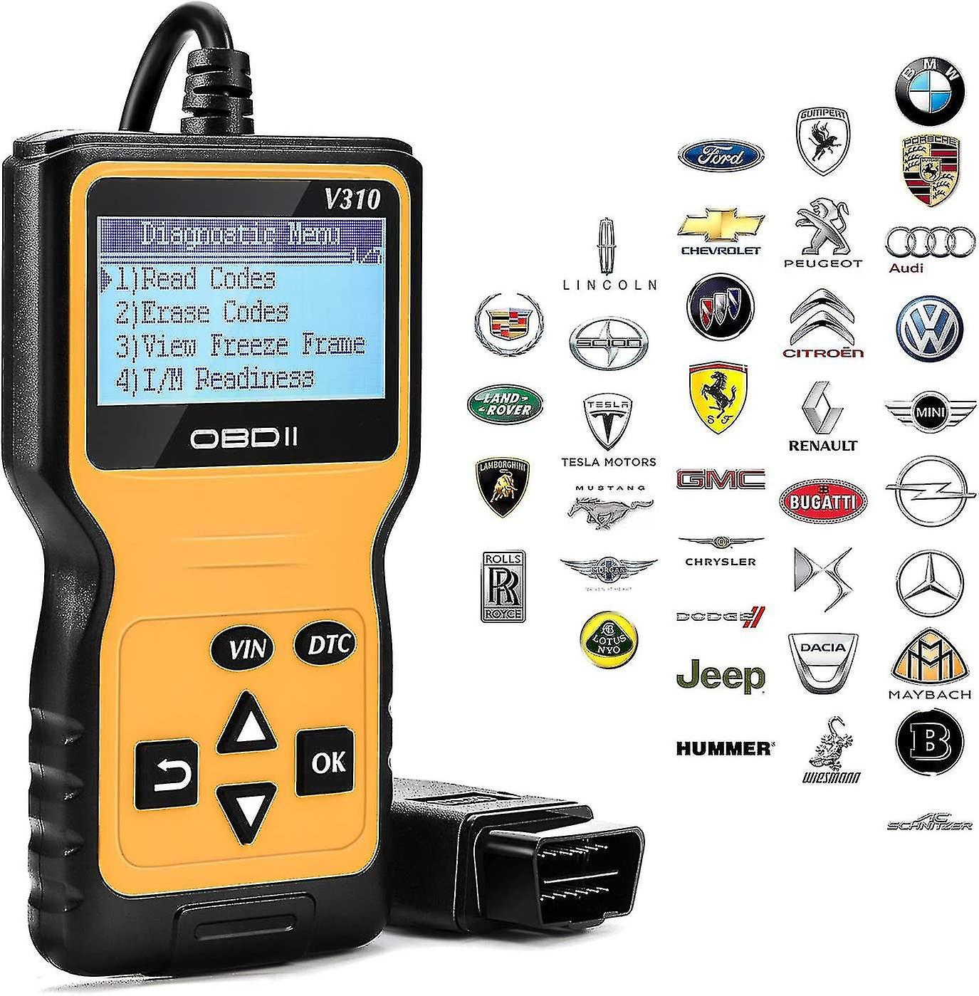 Auto Diagnostic Scanner Tools Auto Reader Car Reader Read And Erase Error Codes Engine Detect
