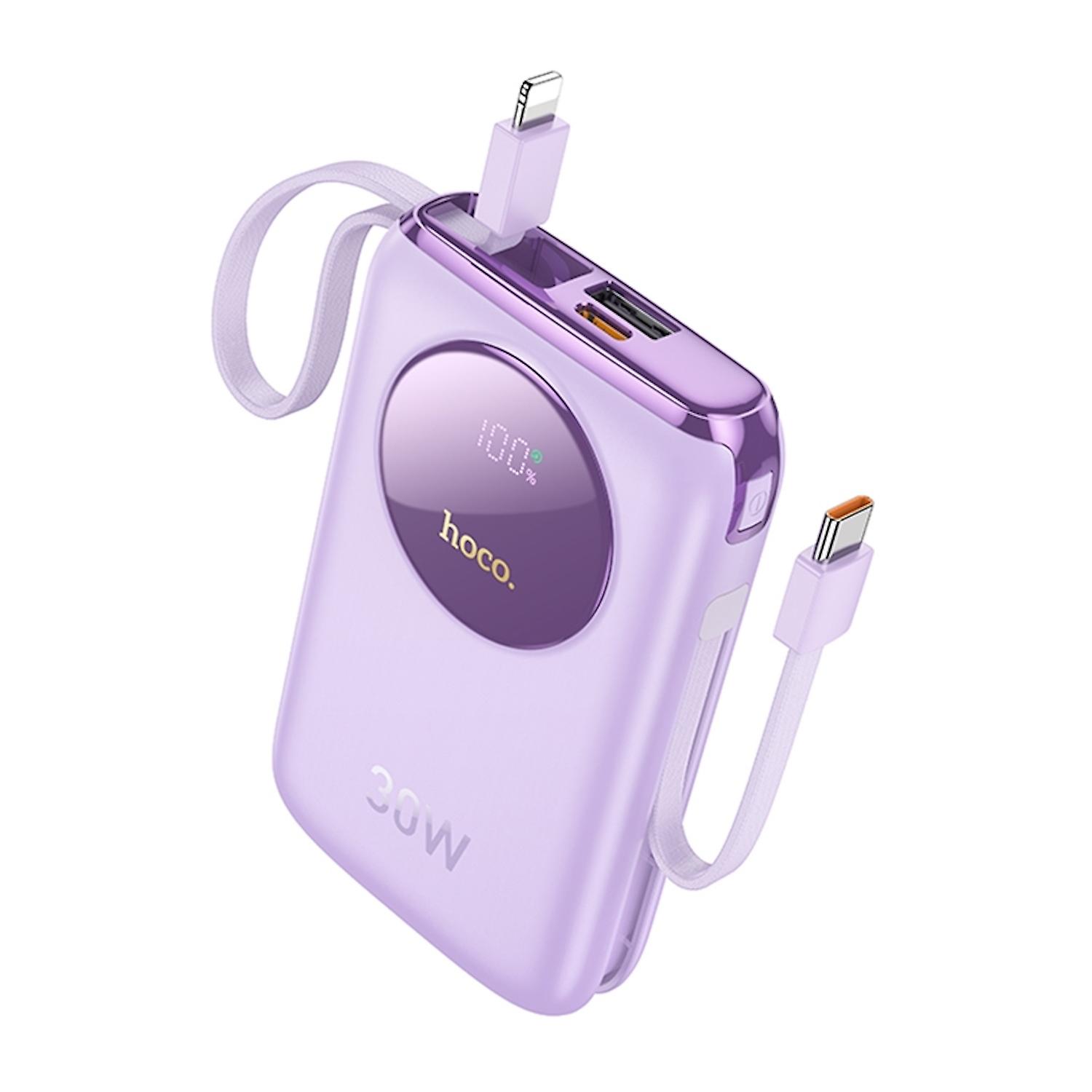 Hoco Q19 Lucky 30W 10000mAh Power Bank with Display and USB-C Cable