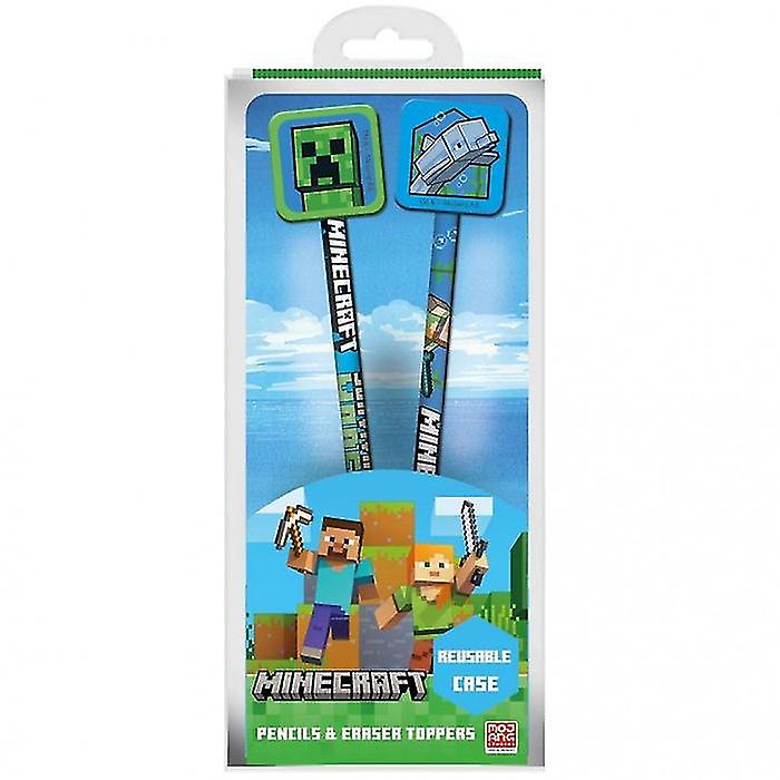 Minecraft Icon Pencil and Topper (Pack of 2)