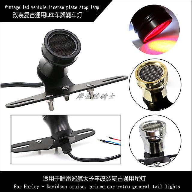 Fanale posteriore per moto Harley Cruise Prince modificato retrotreno generale LED luce freno targa