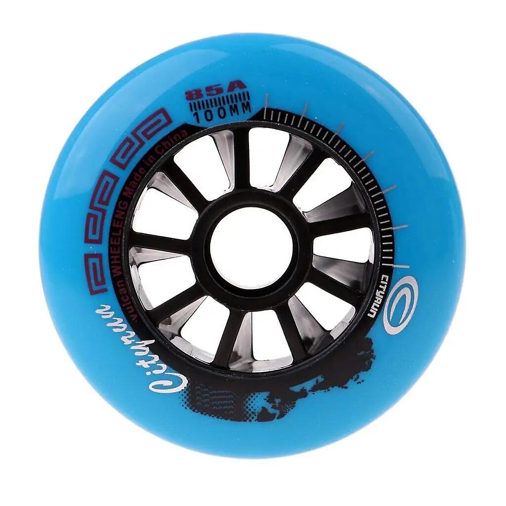 Speed Skating Wheels Outdoor Inline Skate Wheels Tool 100mm Preto