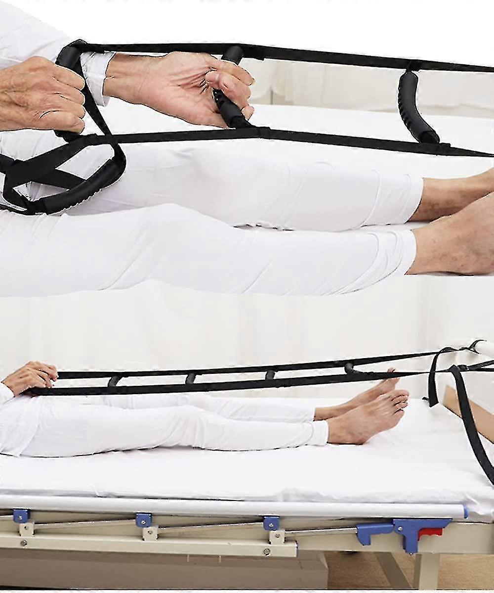 Bed Ladder Assist With Hard Handle ,sit Up Helper With Adjustable Length-pull Up Rope Ladder (five Handle)