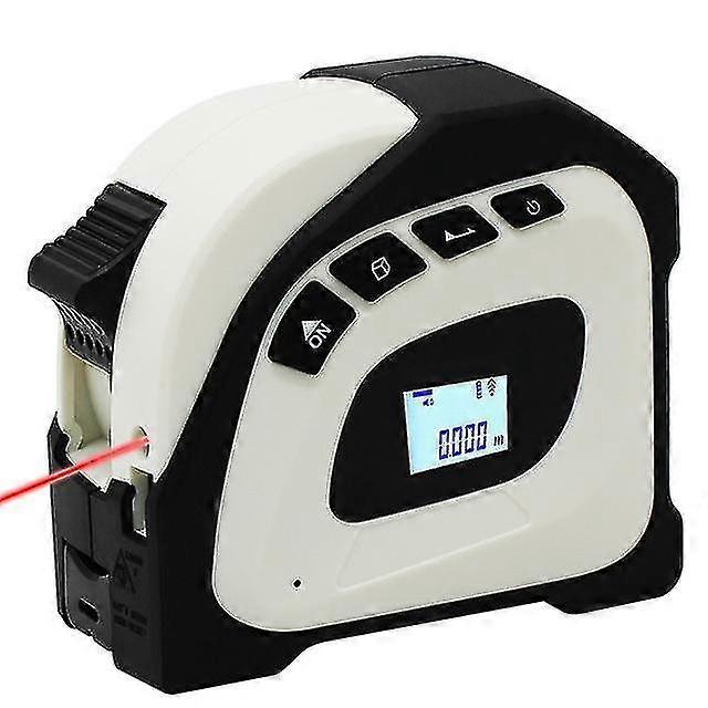 2 In 1 Lasers Rangefinder Laser Range Finder Electronic Ruler 5m Tape Measure Lcd Digital Display Laser Measure Ruler