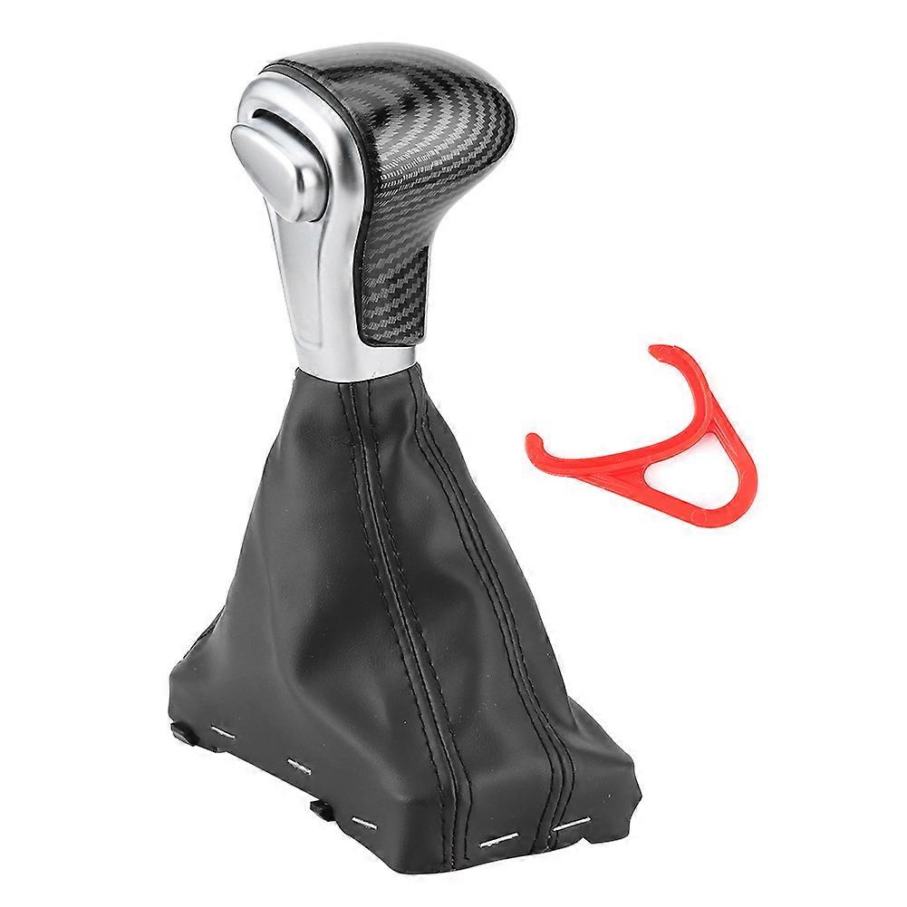 Auto Car Carbon Fiber Style Gear Shift Knob Handball Shift Lever Fit for A4 A5 Q5 E2U311
