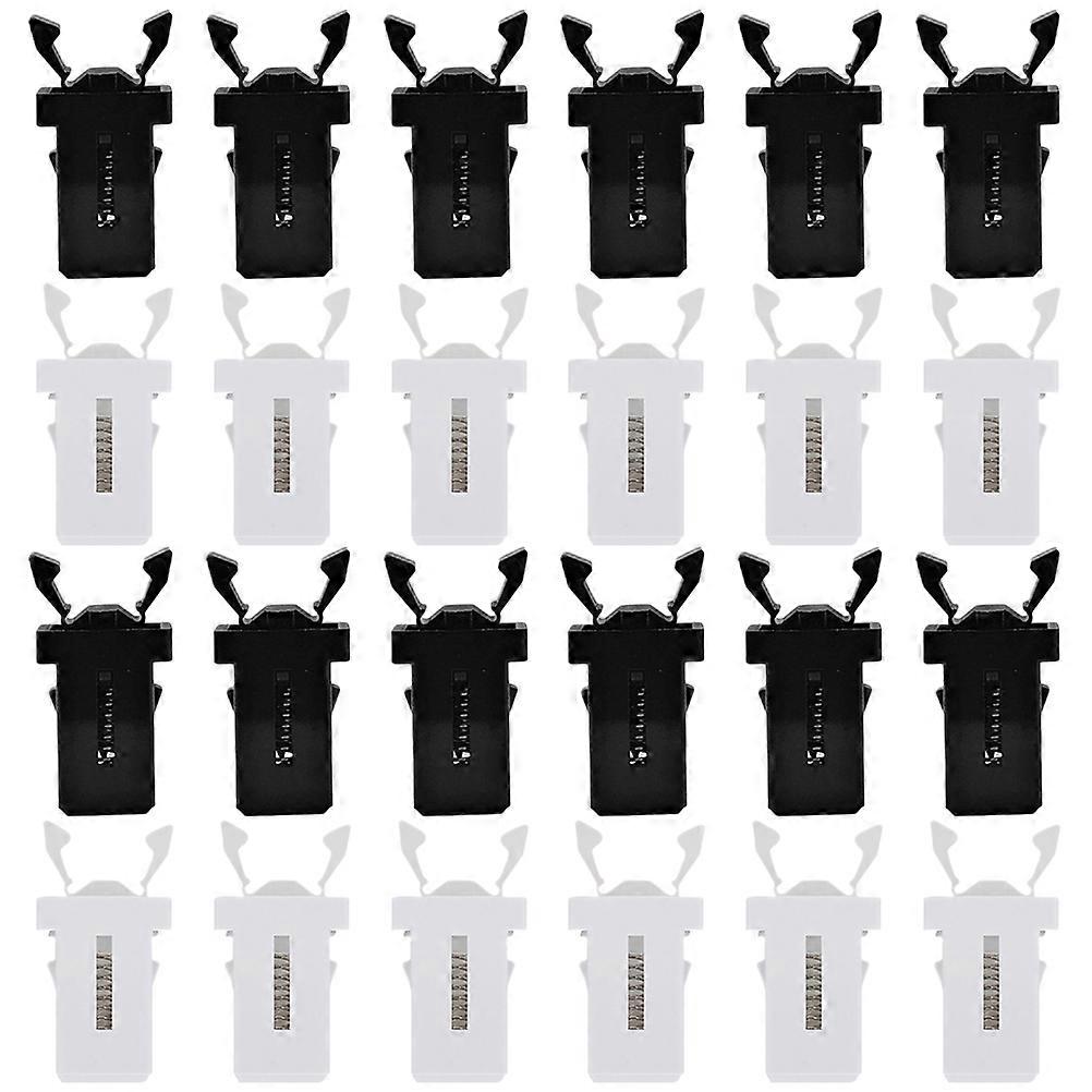 24pcs Lock Button for Trash Can Air Conditioning Set-top Box Self-locking