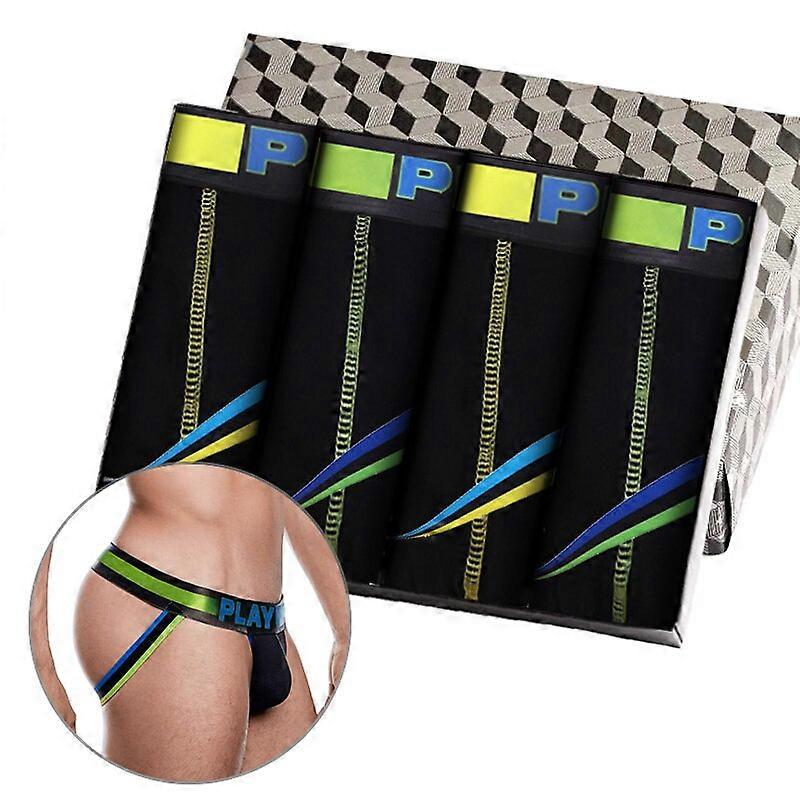 4db kényelmes szexi fehérnemű férfi jockstrap alsónadrág ins stílusú pamut tanga és G string férfi bugyi langerie