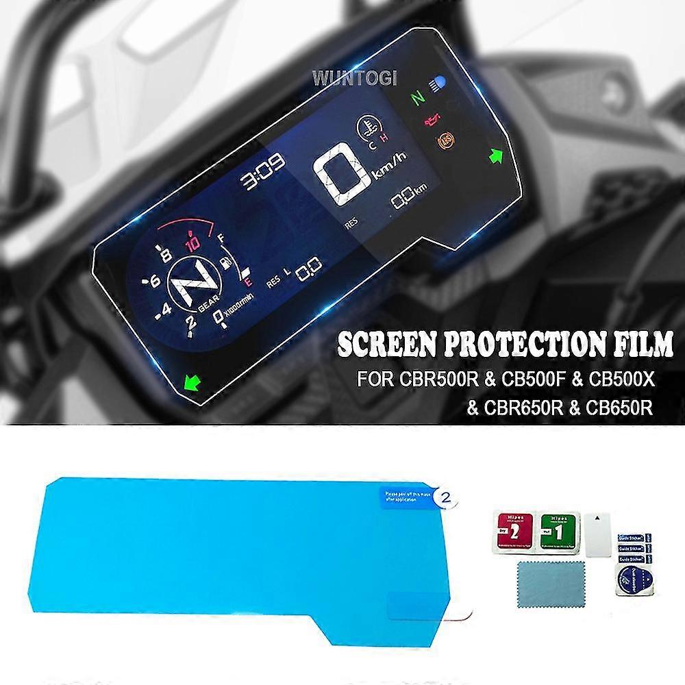 New Motorcycle Dashboard Screen Protector Cluster Scratch Screen Protection Film For Honda Cbr500r Cb500f Cb500x Cbr650r Cb650r