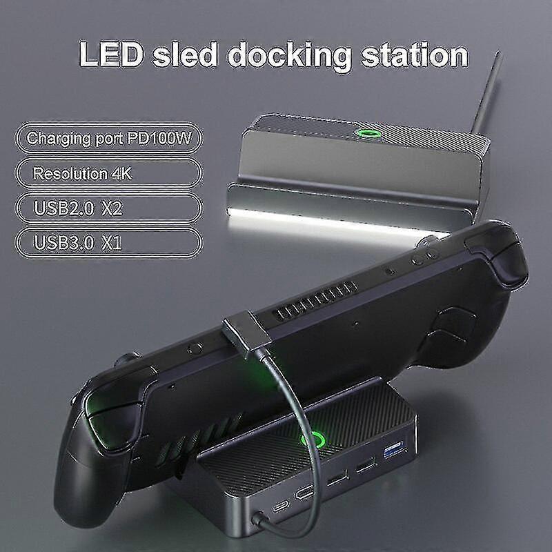 Rgb Steam Deck Dock, Docking Station For Steam Deck, Screen Switch Function Steam Deck Dock Hdmi 2.0 4k 60hz