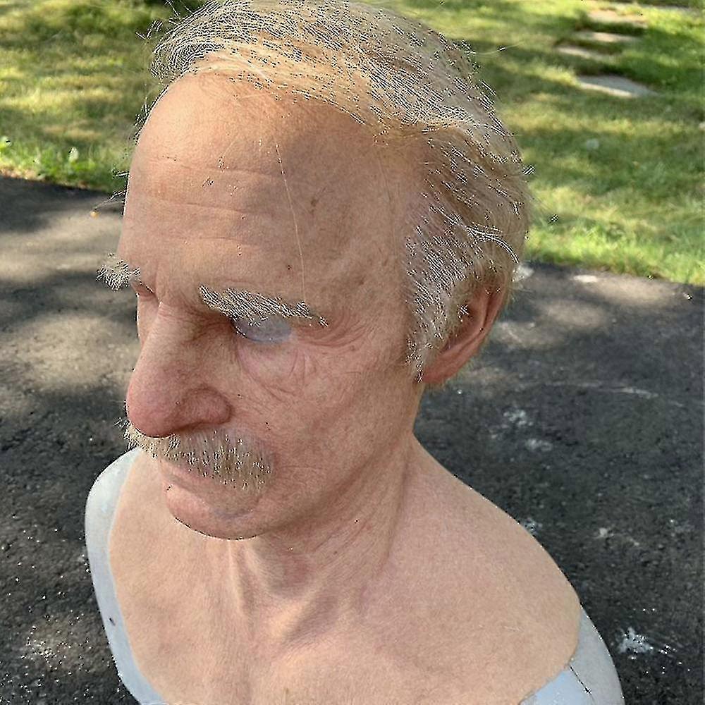 1 Realistic Latex Masks,big Nose Old Man Supersoft Wrinkle Face Headgear Masquerade Party