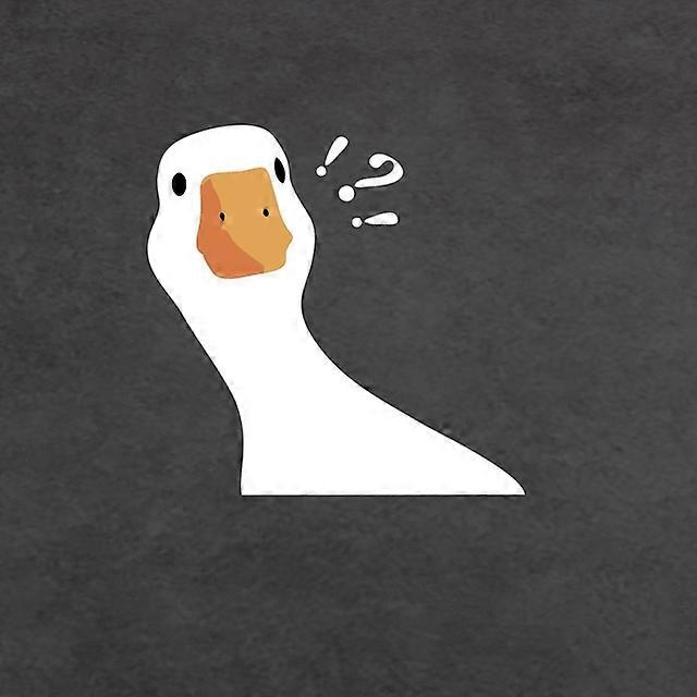 Car Safety for Doubtful Duck Cute Question Mark Auto Truck Outdoor Window Caution Decal