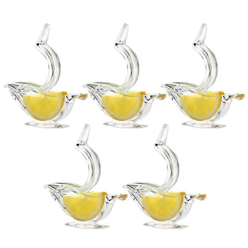 Barsinfi pol Lemon juicer clip acrylic manual lemon slice juicer convenient transparent household juicer