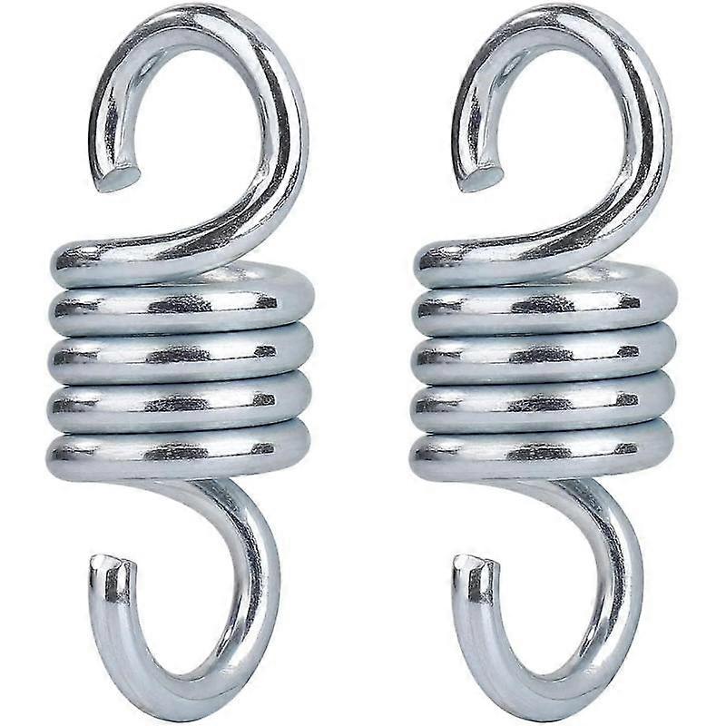 Barsinfi 2pcs Hammock Spring, Hardened Galvanized Steel Extension Spring For Hanging Hammock Chairs