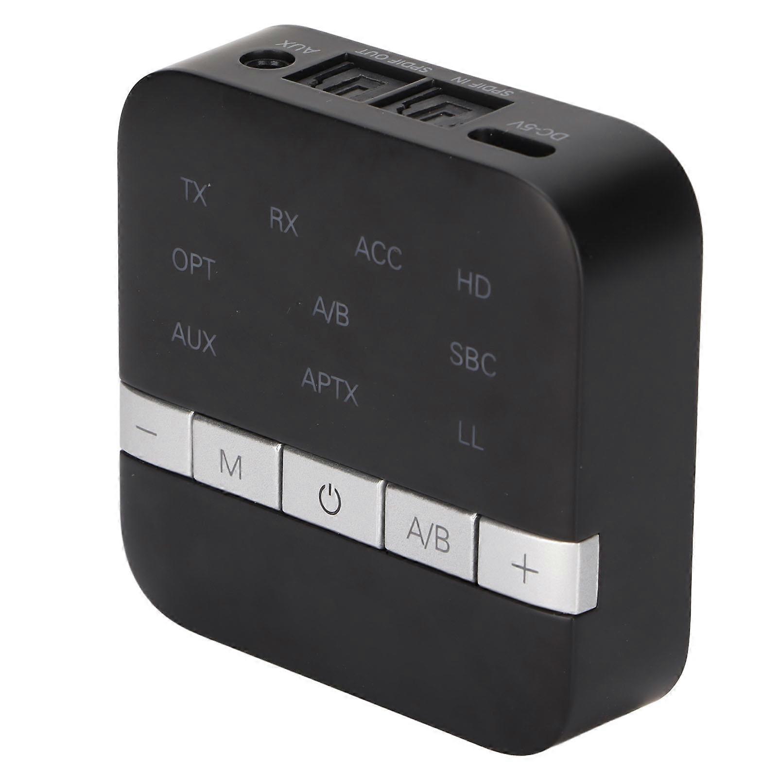 TX200 Bluetooth 5.0 Transmitter Receiver Low Latency 2 in 1 Wireless Bluetooth Adapter for TV Home Stereo System