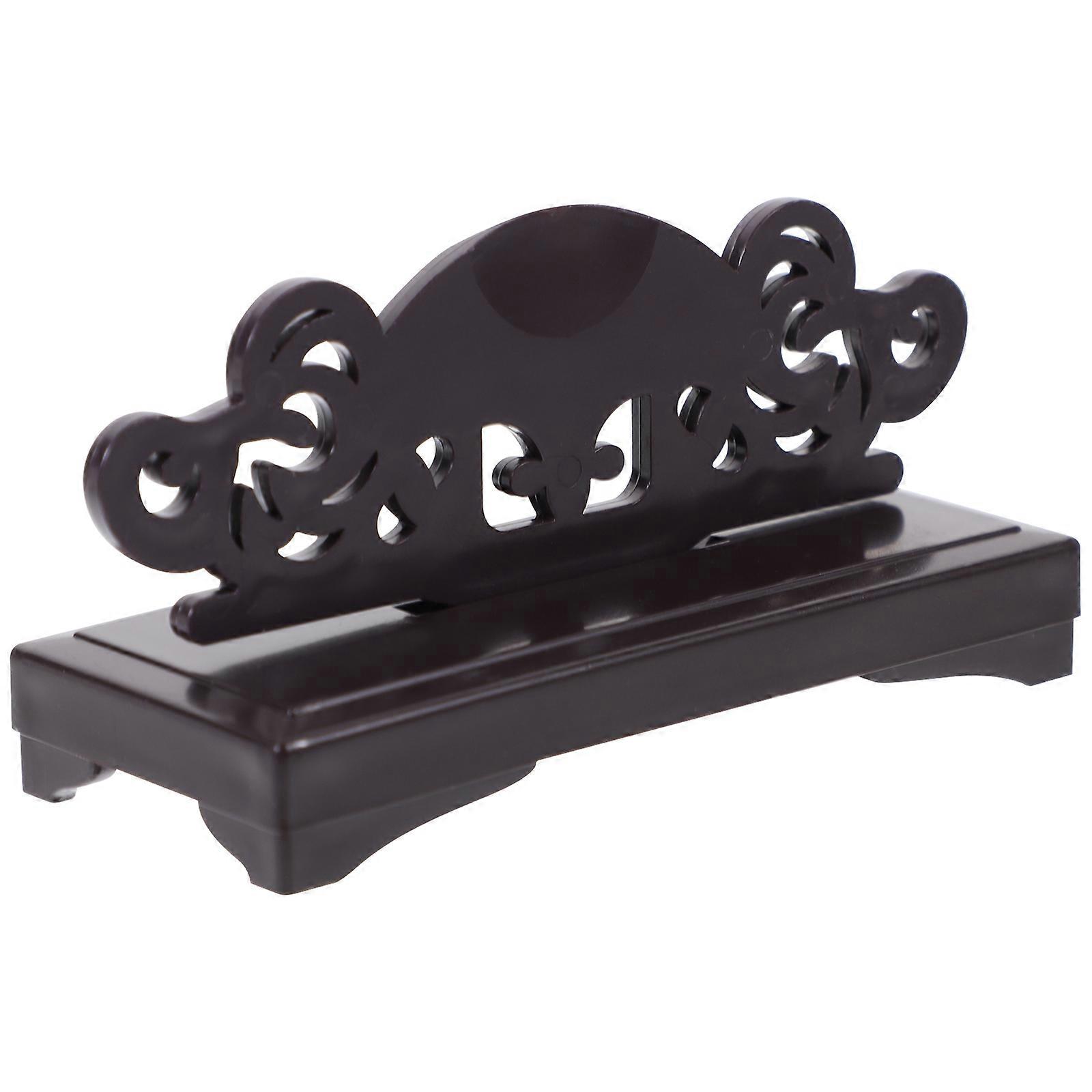 Creative Folding Fan Stand Plastic Round Fan Display Base Decorative Hand Fan Holder