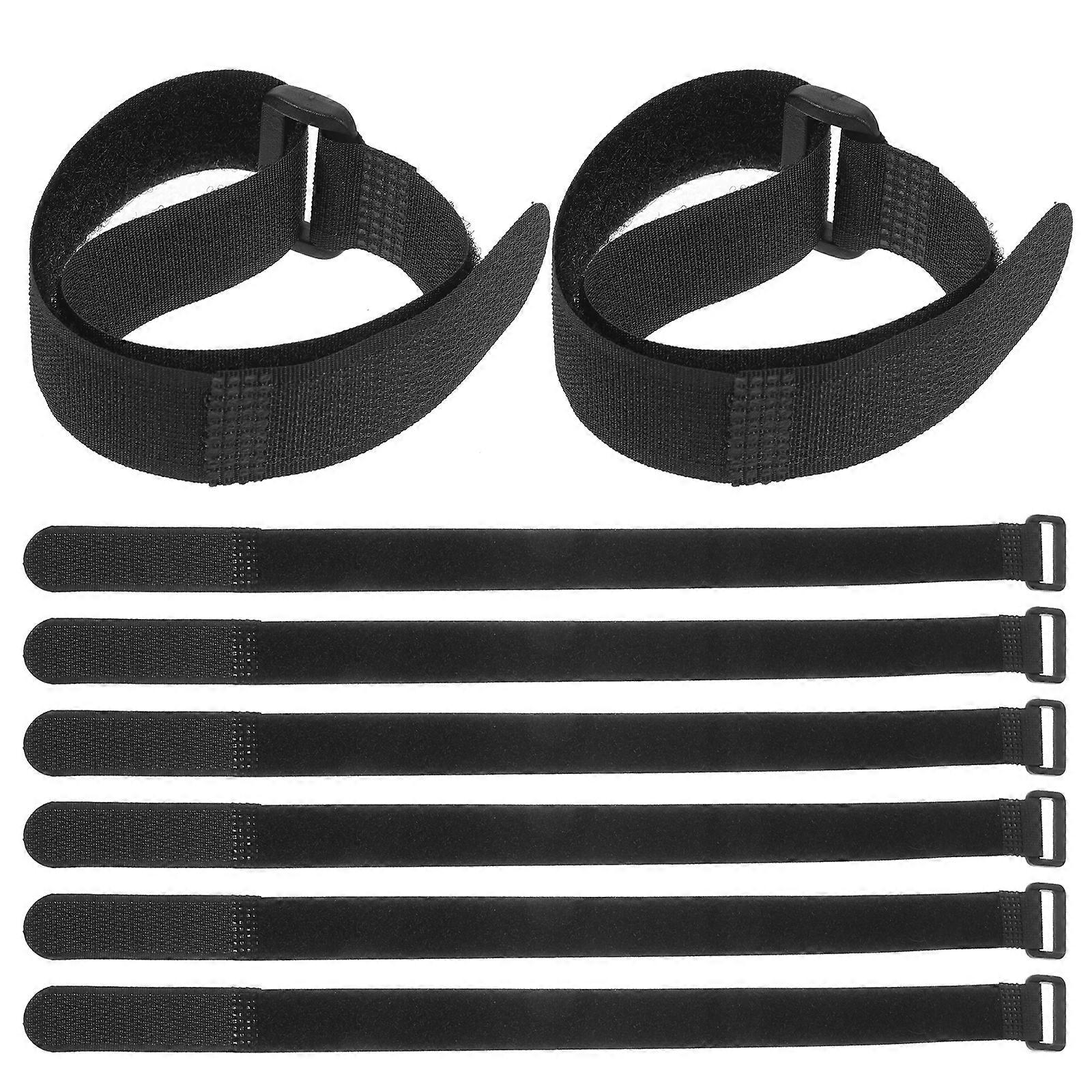 25pcs Adjustable Hook and Loop Straps Reusable Yoga Straps Yoga Mat Carrying Straps