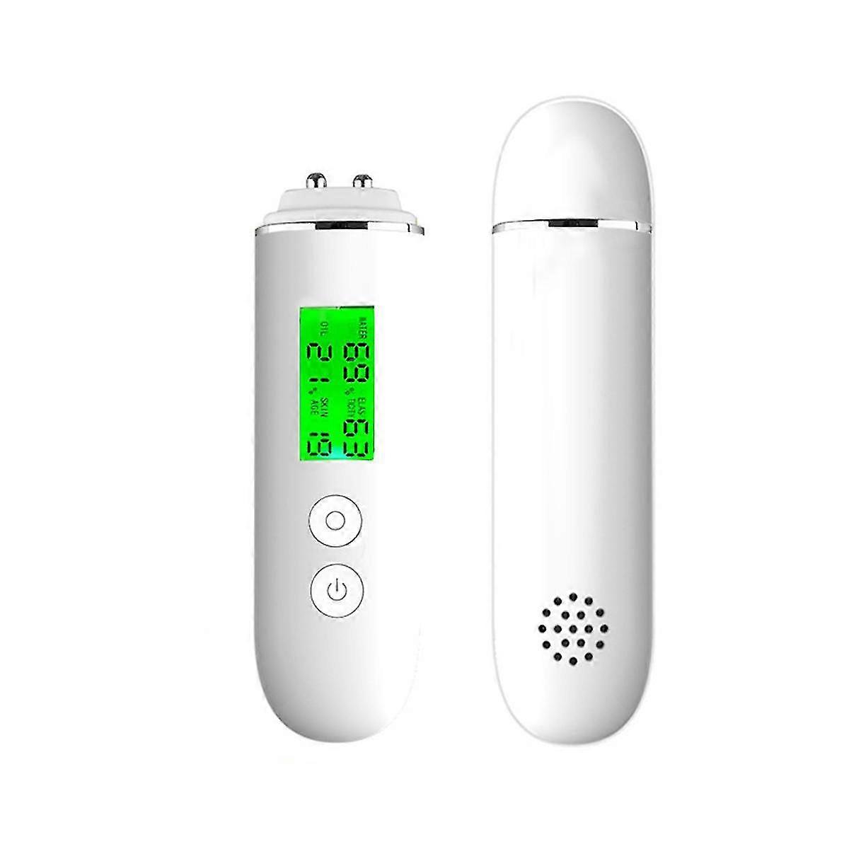 Portable Lcd Digital Water Oil Moisture Tester Fluorescent Agent Skin Analyzer Detector Face Care T